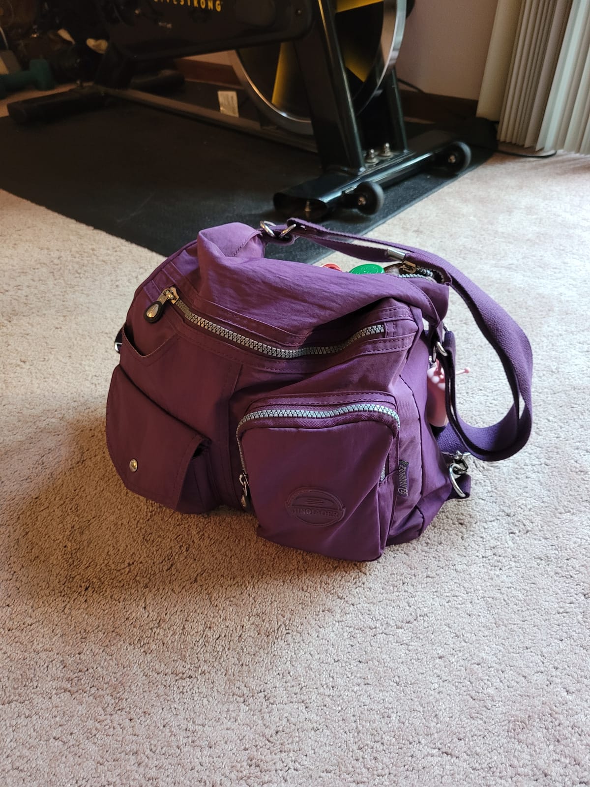 Hobo Purse for Women, Nylon Crossbody Shoulder Handbag Convertible Backpack customer photo 2