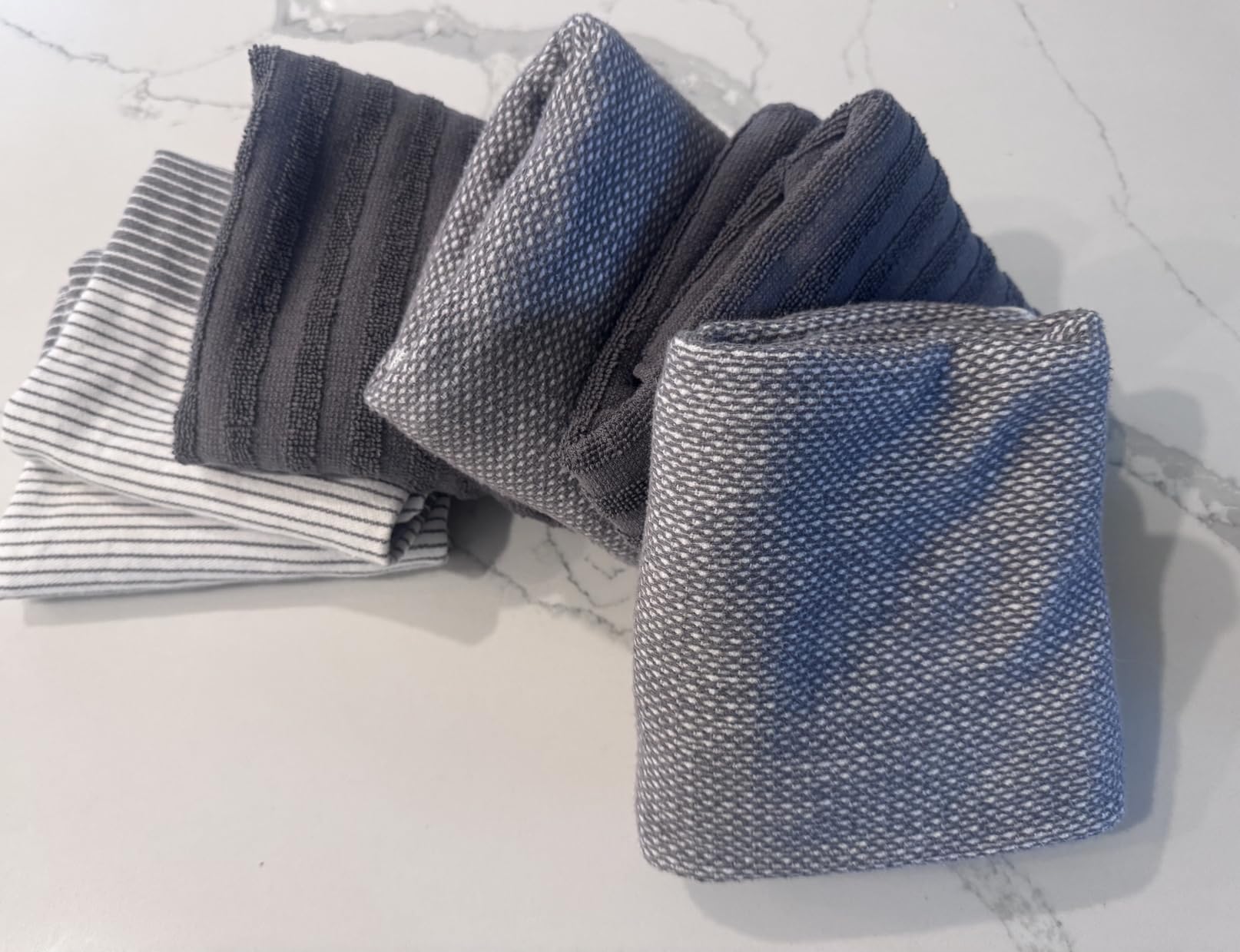 Premium Kitchen Towels 6 Pack 100% Cotton, 20
