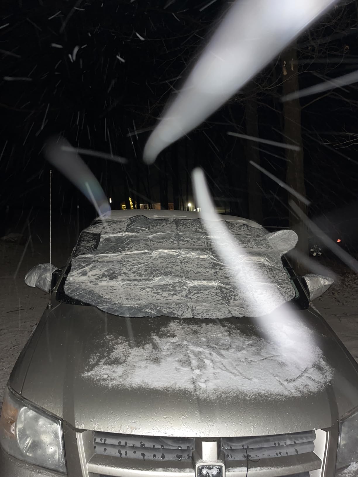 Gintenco Windshield Cover, Frost Ice Windscreen Covers with Magnetic Edges customer photo 2