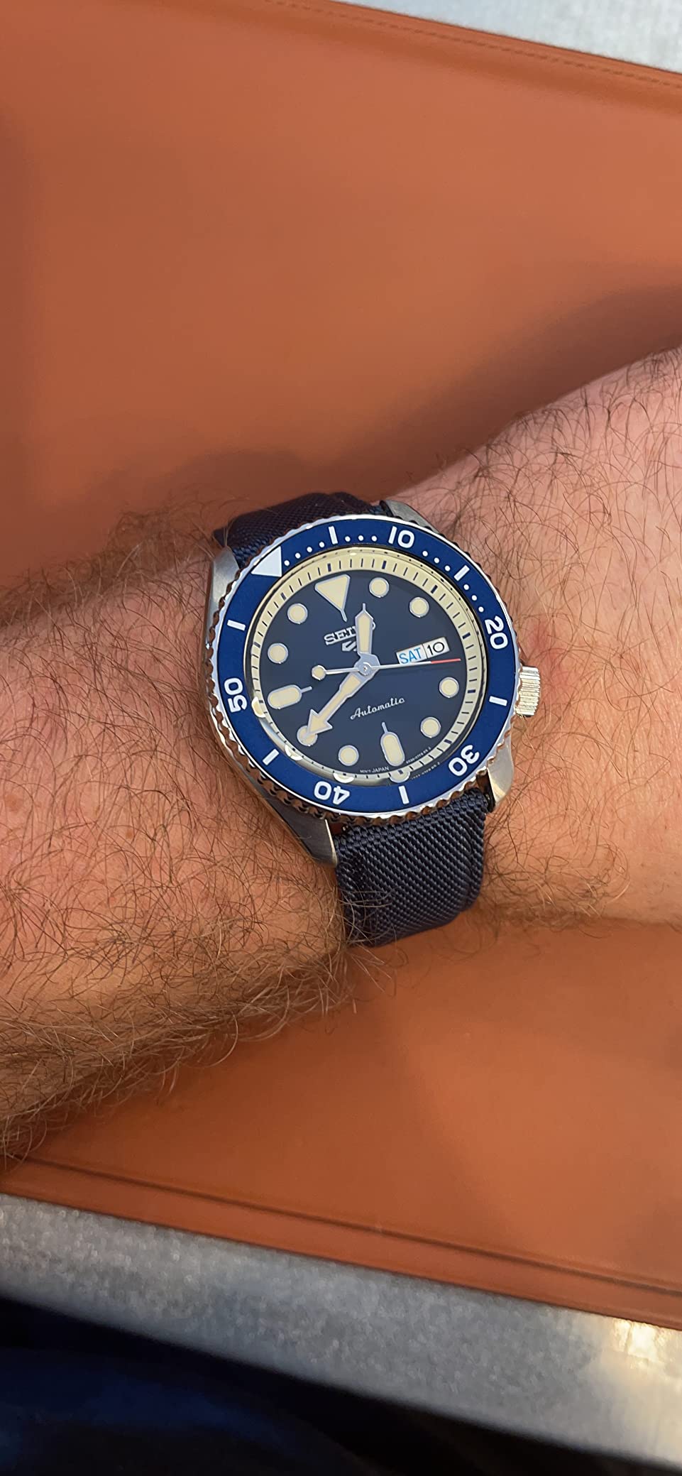 SEIKO Watch for Men - 5 Sports - Automatic customer photo 2