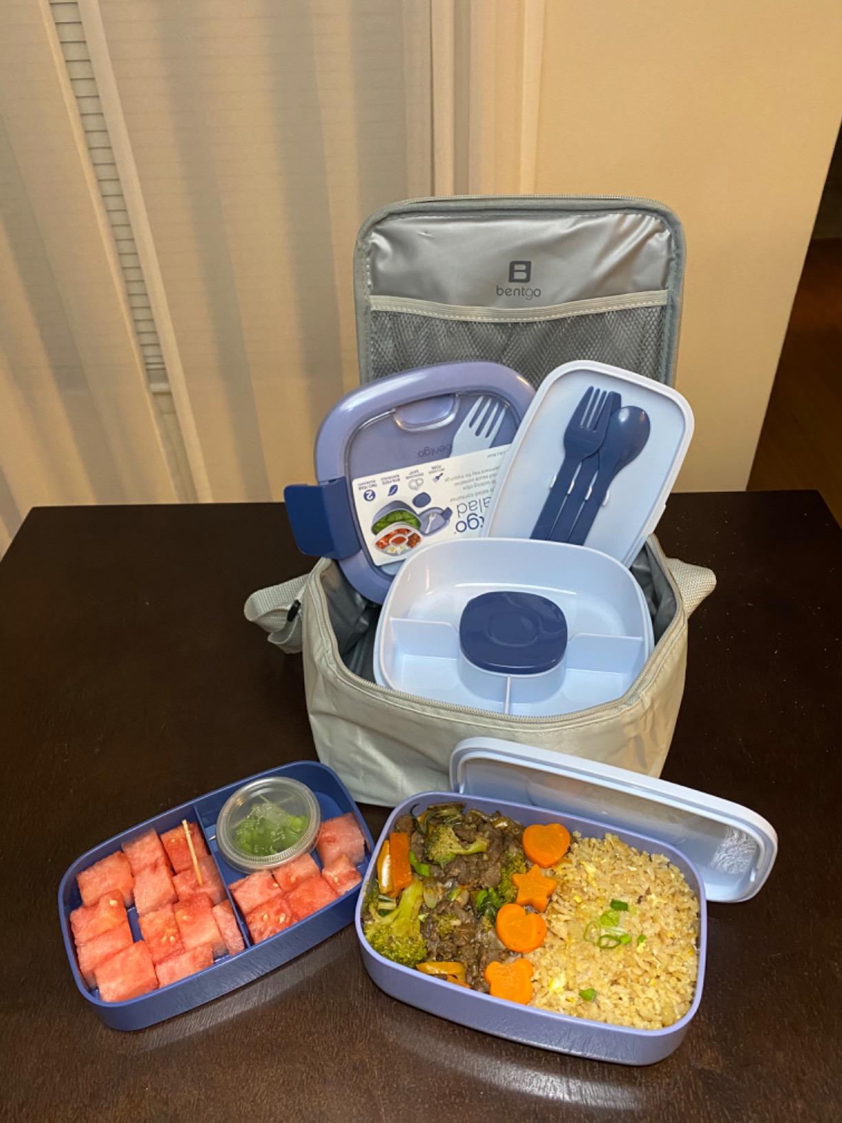 Bentgo Classic Stackable 3-Compartment Adult Bento-Style Lunch Box customer photo 1