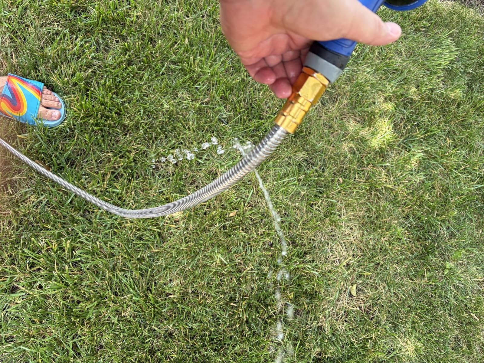 Rosy Earth 100 FT Garden Hose Expandable, 304 Stainless Steel Water Hose customer photo 2