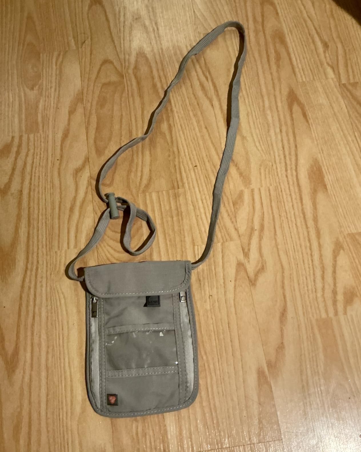 Lewis N. Clark Stash Neck Travel Wallet, RFID Blocking Passport Holder, Protect Personal Information, Slate customer photo 1