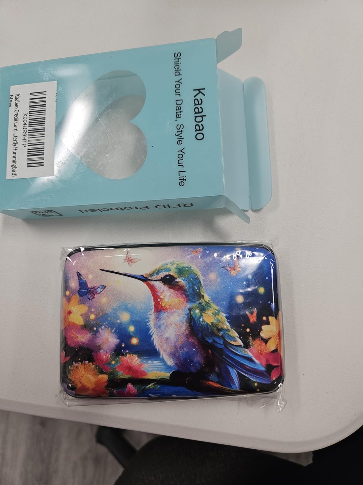 Credit Card Holder Small RFID Blocking Wallet Business Metal Slim Mini Aluminum Hard Case for Women Men customer photo 1