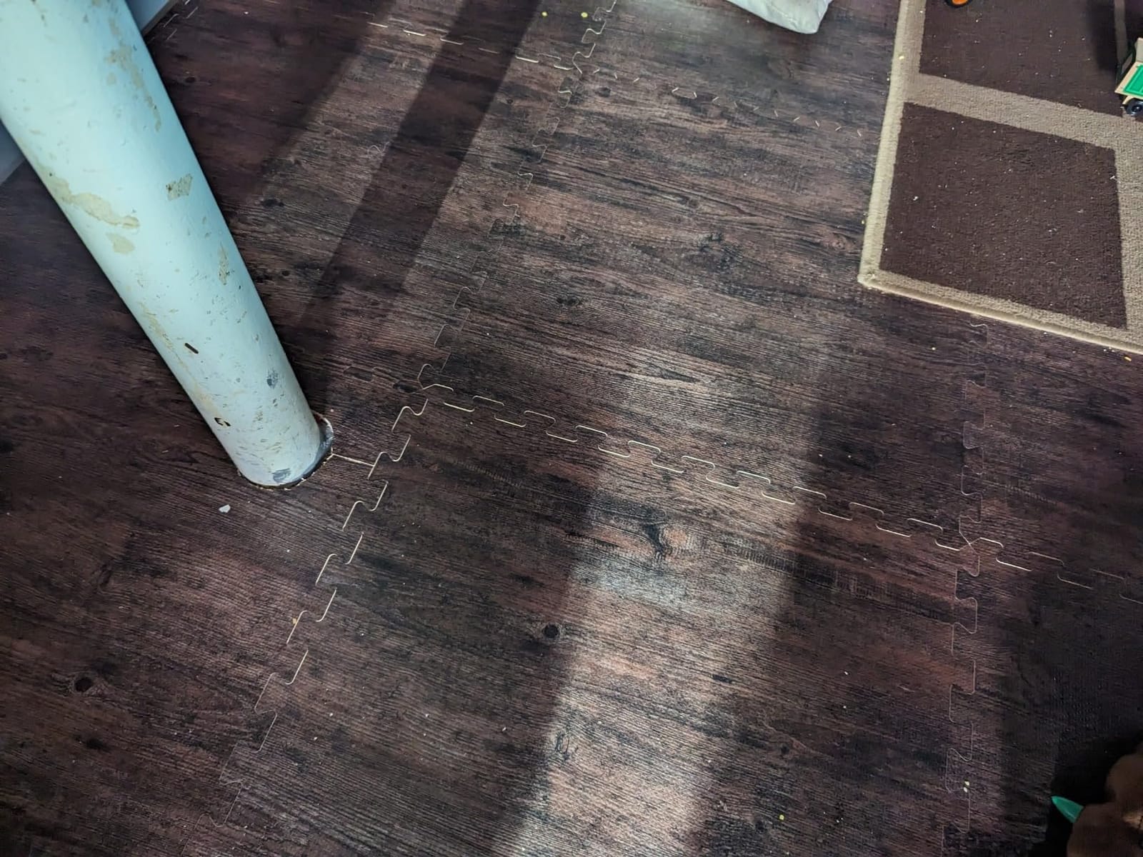 Forest Floor Farmhouse 3/8 Inch Thick Printed Foam Tiles, Premium Wood Grain Interlocking Foam Floor Mats, Anti-Fatigue Flooring – Stylish Flooring Solution customer photo 2