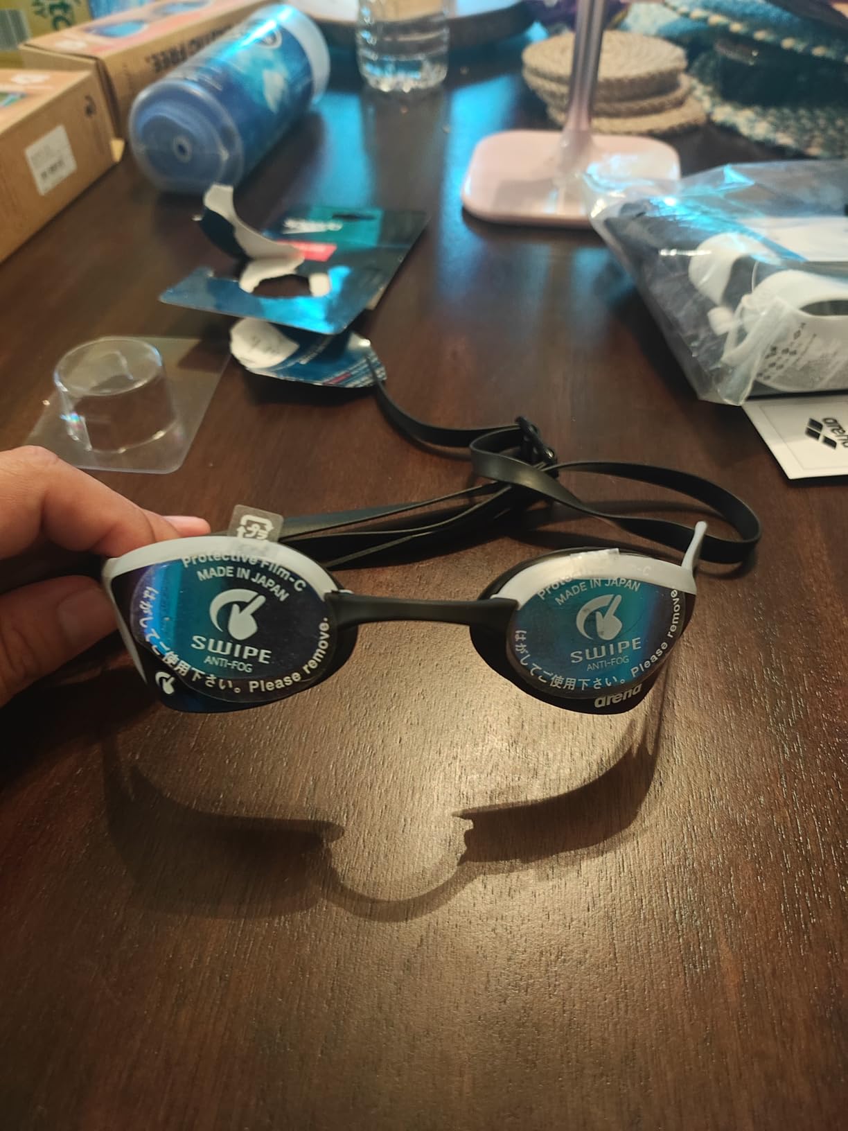 ARENA Unisex Cobra Ultra Swipe Racing Swim Goggles Anti-fog Technology Polycarbonate Hard Lens customer photo 2