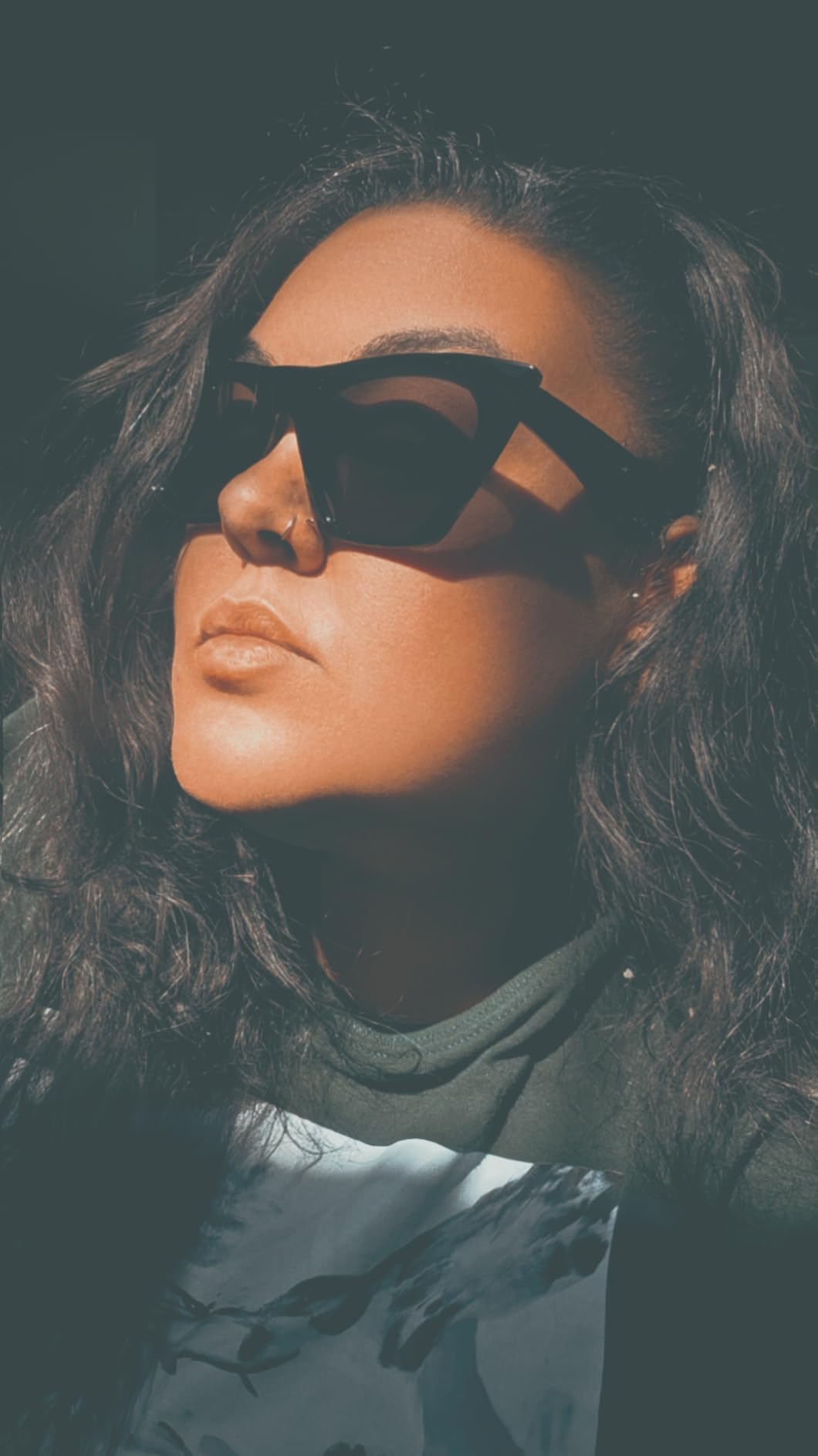SOJOS Trendy Square Cateye Polarized Sunglasses Womens Big Frame Shades SJ2115 customer photo 2