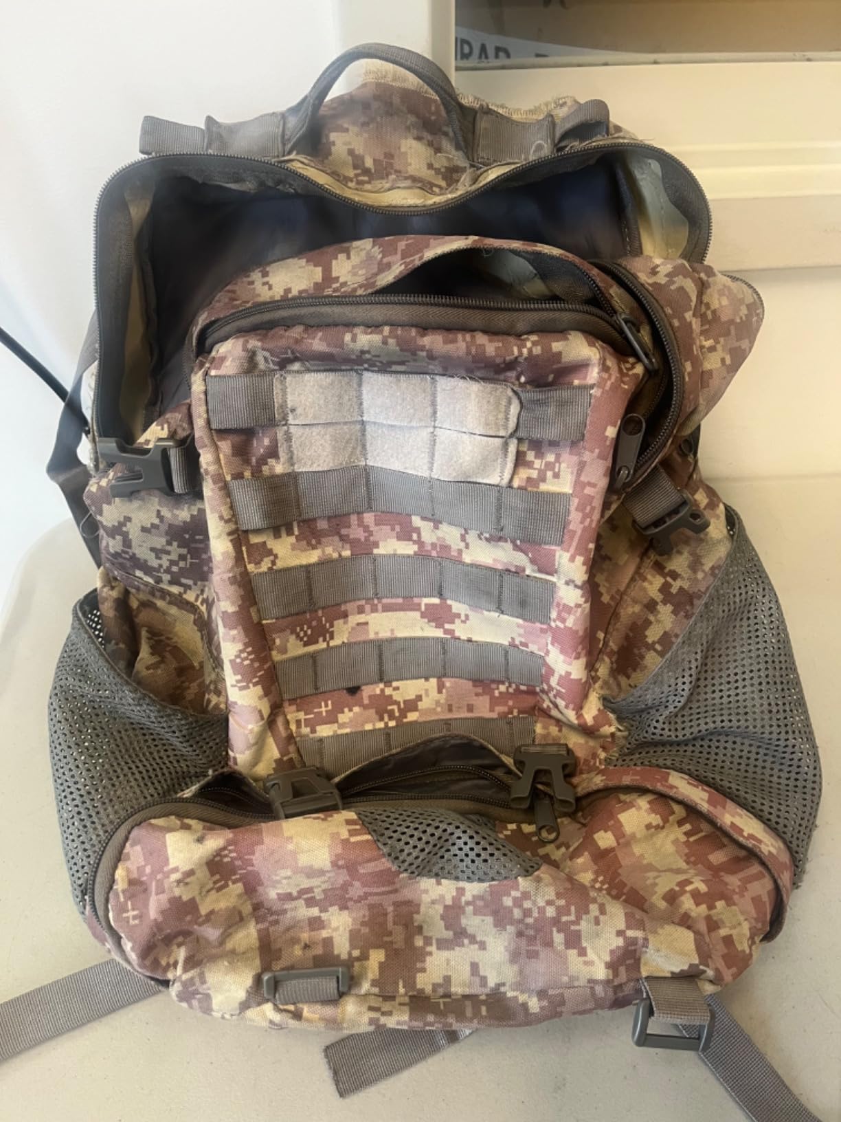 Jueachy Tactical Backpack for Men Hiking Day Pack Molle Military Rucksack Waterproof 30L EDC Bag with USA Flag Patch customer photo 1