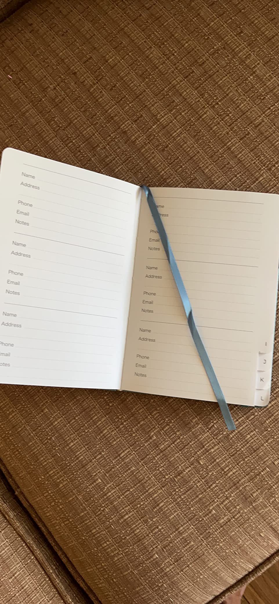 Clever Fox Address Book with Alphabetical Tabs, Phone, Small Purple customer photo 2