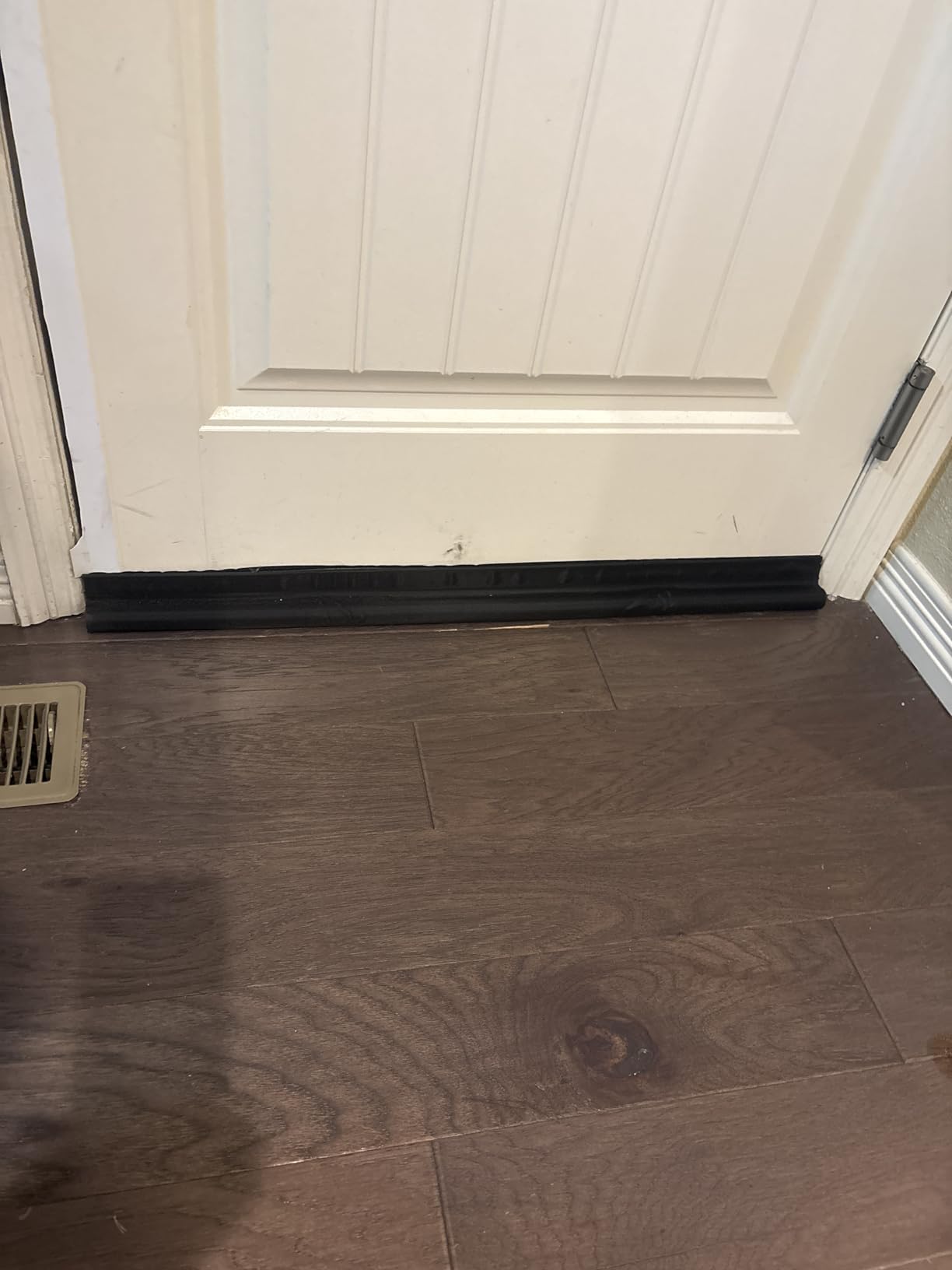 MAXTID Door Draft Stopper 36 Inch Black Adjustable Door Draft Blocker Front Door Draft Guard for Bottom of Doors Weather Stripping Door Seal Strip customer photo 1