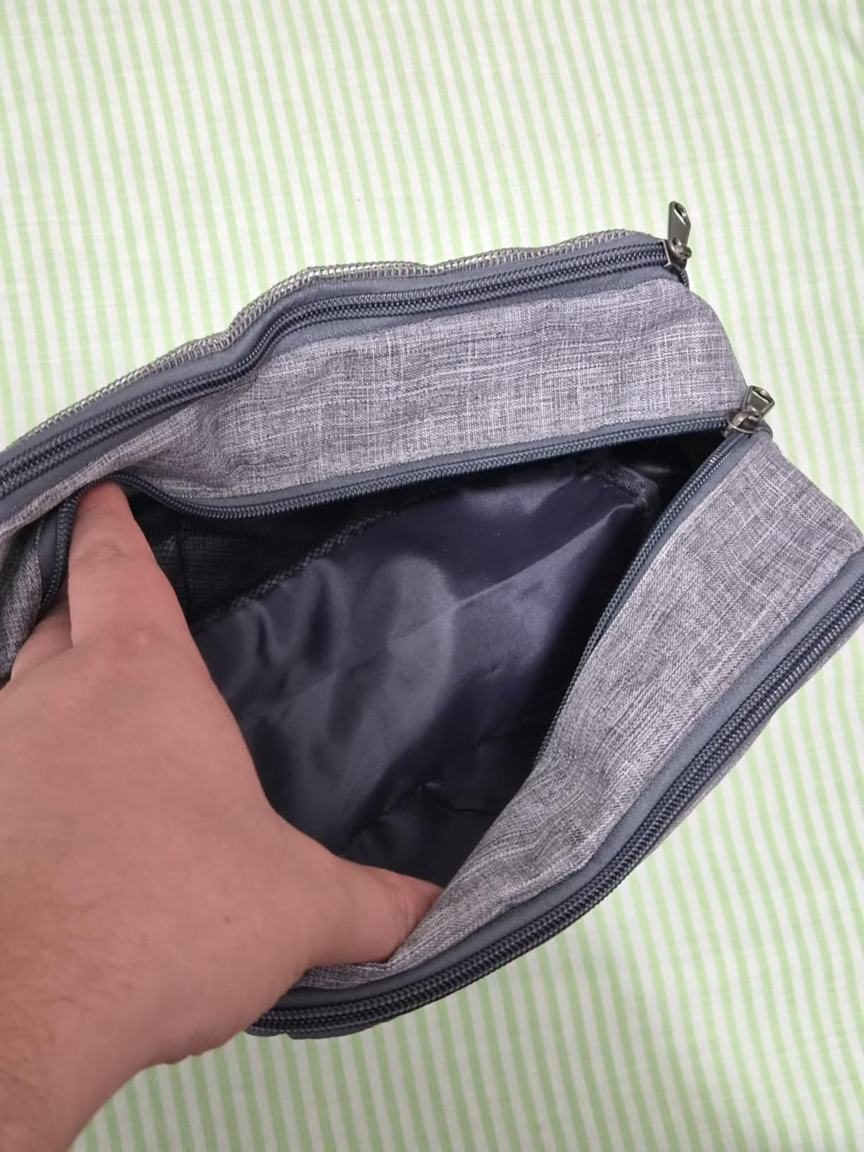 WANDF Travel Toiletry Bag for Men, Small Dopp Kit for Toiletries customer photo 2