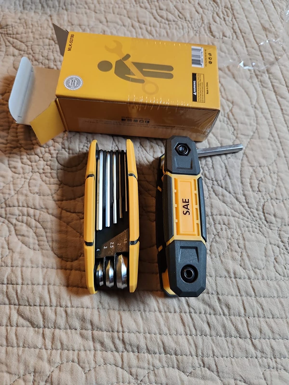 MULWARK 17pcs Folding Allen Wrench Set | Metric & Standard SAE - Key Tool 2 Pack Portable Hex for Basic Home Repair and General Applications customer photo 1