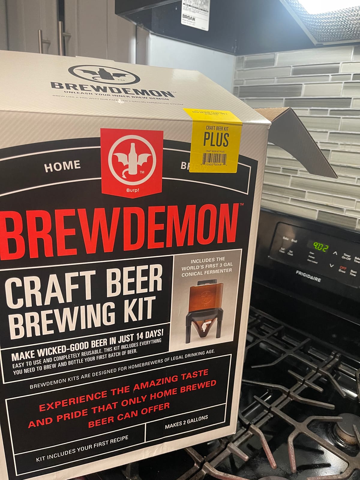Craft Beer Kit Plus - 2 Gallon Conical Starter Kit with Bottles customer photo 1