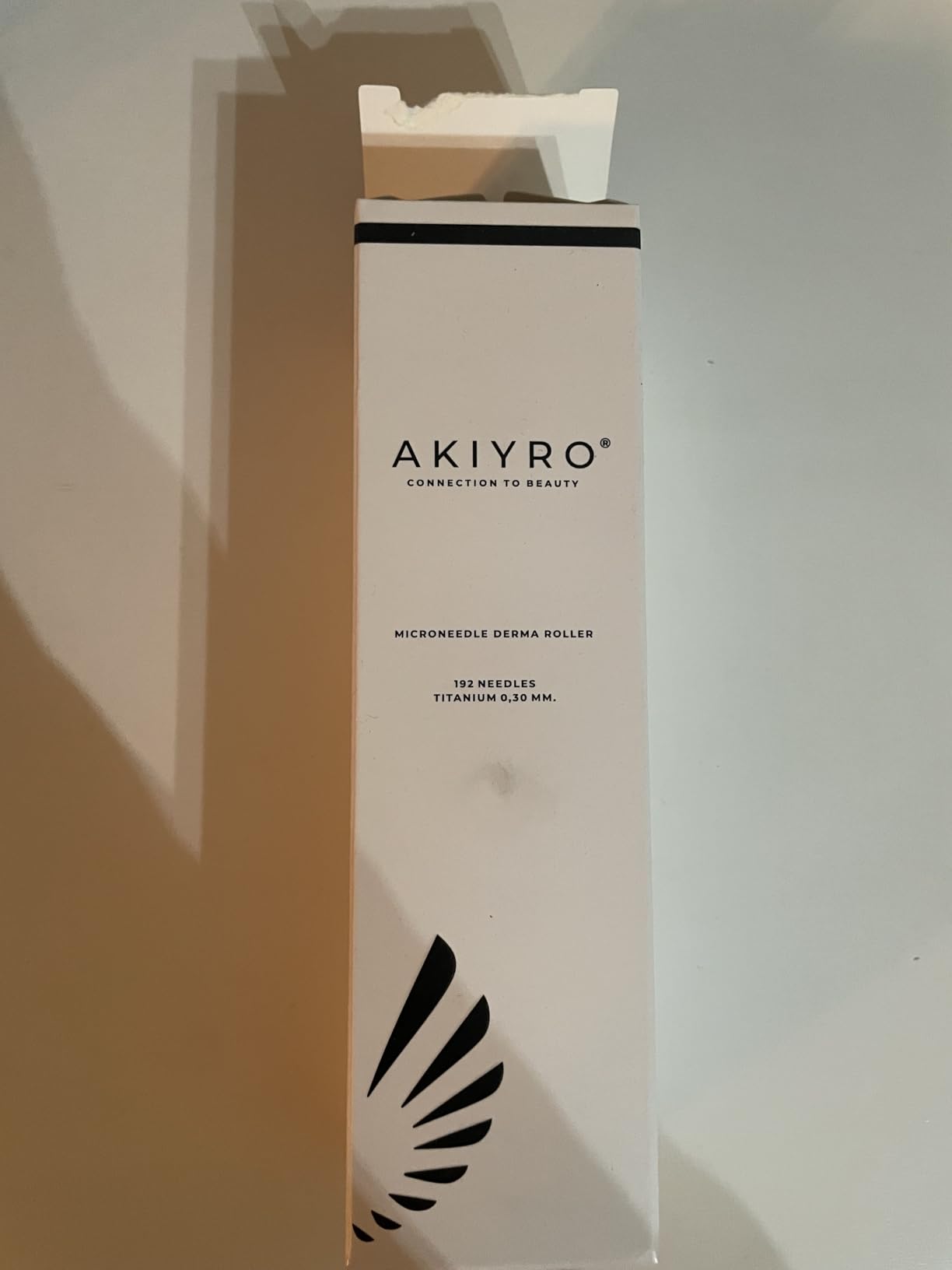 AKIYRO Derma Roller 0.30mm - Microneedle Roller with Storage Case - 192 Micro Needling Dermal Tool for Face, Beard, Scalp & Body - At Home Microneedling Skin Care for Women & Men (Green) customer photo 1