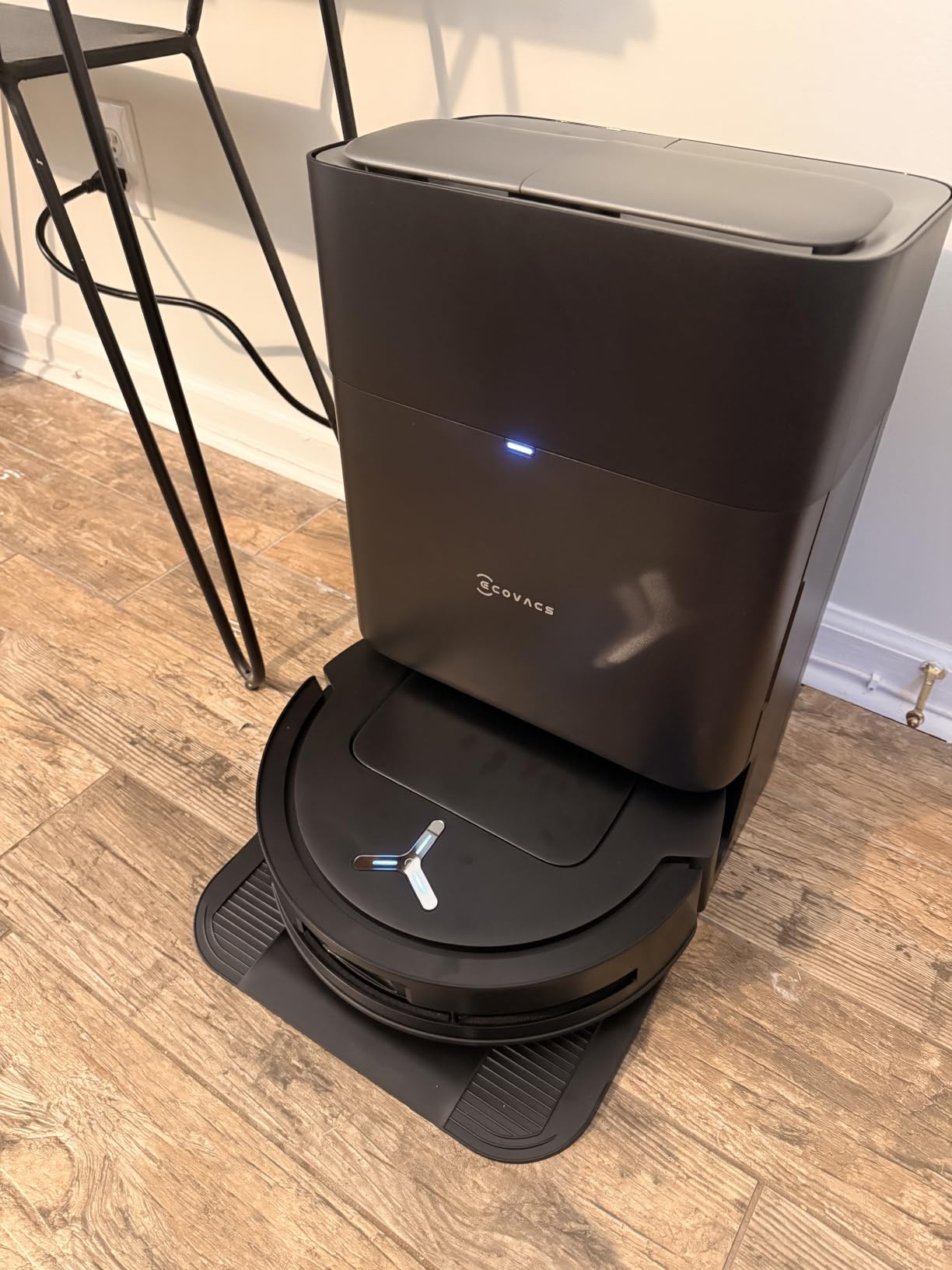 Ecovacs Deebot T8 Robot Vacuum and Mop Cleaner, Precise Laser Navigation, Multi-floor Mapping, Intelligent Object Avoidance, Full-customize clean, No-go and No-mop Zones, Auto-empty Station Compatible customer photo 1