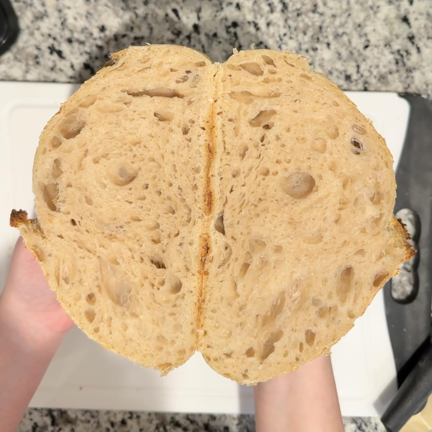 Sourdough Banneton Bread Proofing Basket Set of 2, 9'' Round customer photo 1