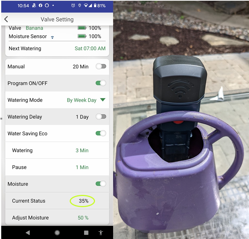 Eden 25417 Wireless Soil Moisture Sensor for Bluetooth Timer customer photo 2