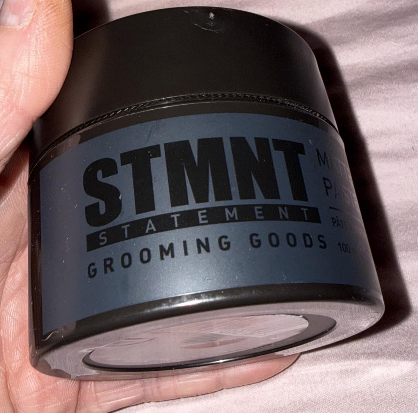 STMNT Grooming Goods Matte Paste 3.38 oz | All Day Strong Hold & High Volume | Hair Clay Paste For Men | Non-Greasy Formula | Texture Paste for Hair | Ideal for Dry & Damp Hair | Mens Hair Styling customer photo 2