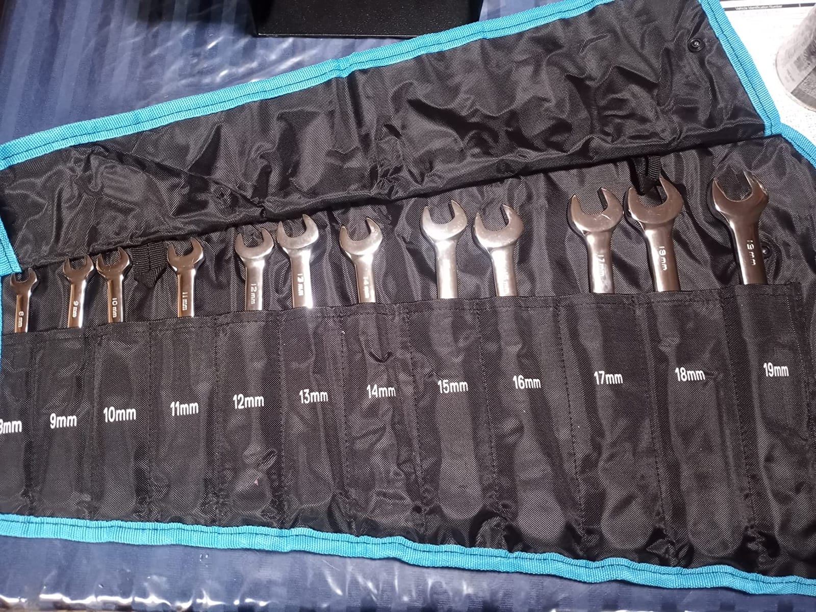 DURATECH Flex-Head Ratcheting Wrench Set, Metric, 12-piece, 8-19mm customer photo 2