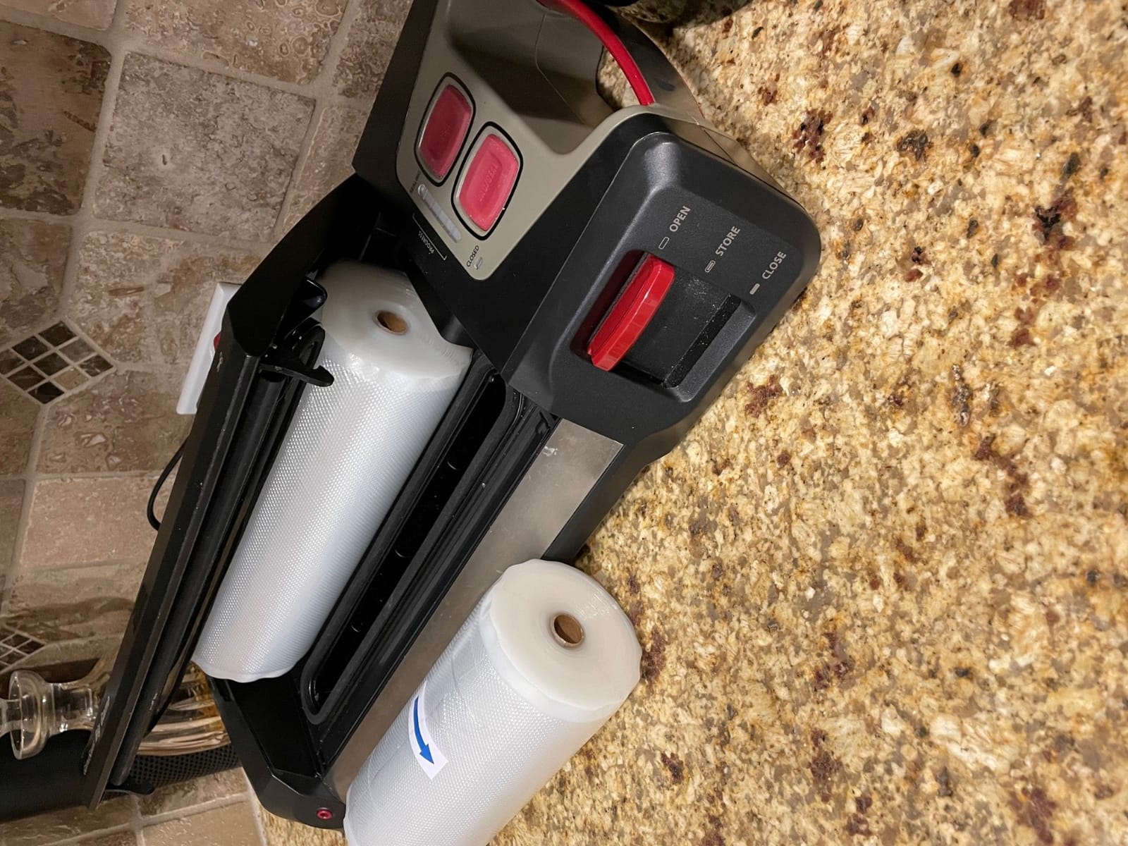 Kitchen Essentials, Vacuum Sealer Bags Rolls, 8in x 20ft, 2 Pack | Commercial Grade, BPA Free, Customized Size, Sous Vide Cooking, Puncture Prevention, Kitchen Gadgets customer photo 1