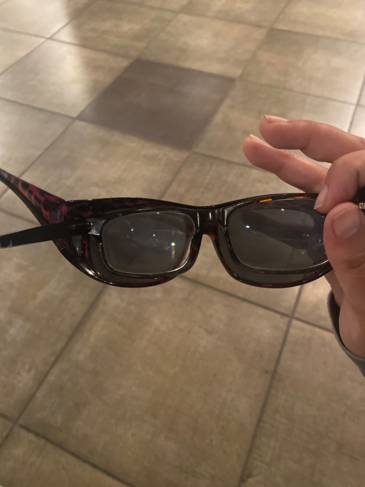 Fit Over Wrap Sunglasses Polarized Lens Wear Over Eyeglasses 100% UV Protection for Men and Women customer photo 2