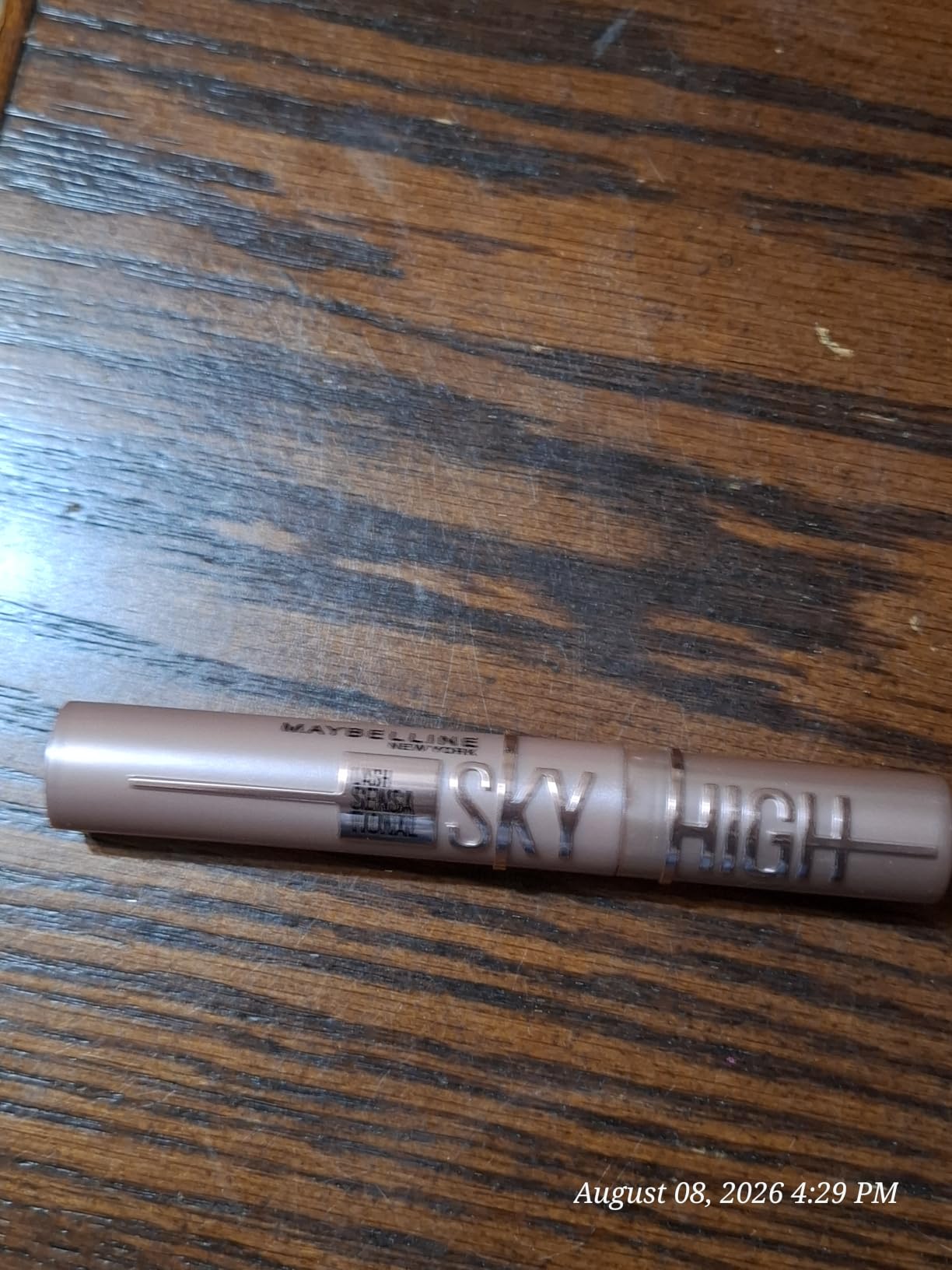 Maybelline Lash Sensational Sky High Washable Mascara Makeup, Volumizing, Lengthening, Defining, Curling, Multiplying, Buildable Formula, Blackest Black, 1 Count customer photo 1