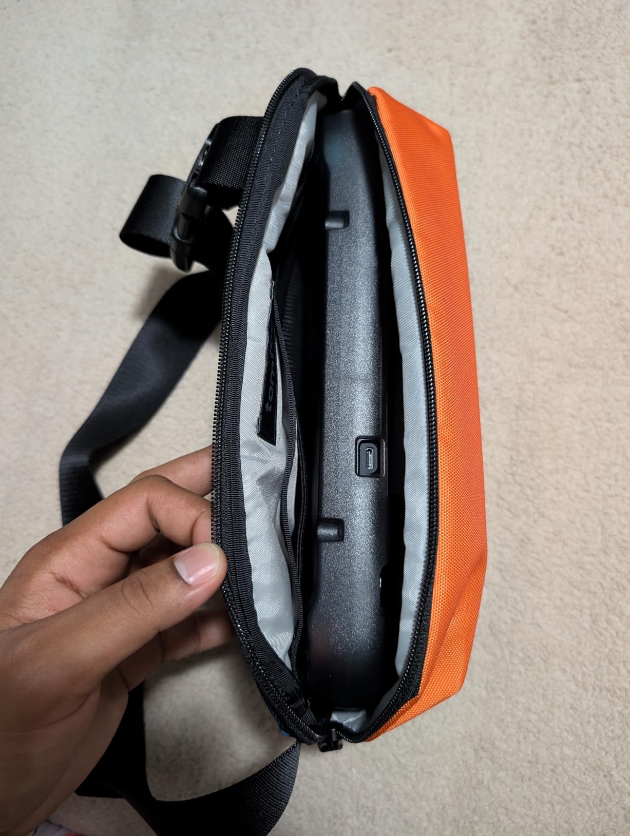 tomtoc Compact EDC Sling Bag 3L-10L, Minimalist Crossbody Bag Chest Shoulder Pack for Men Women, X-pac/Recycled Polyester customer photo 2
