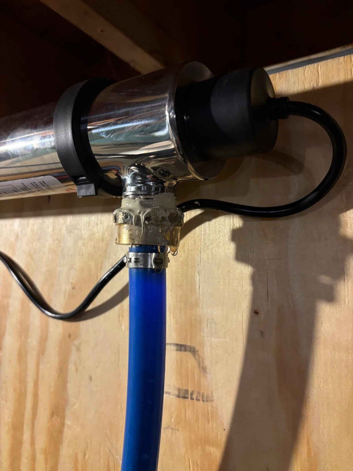 iSpring UVF55FS Whole House UV Water Filter, 1