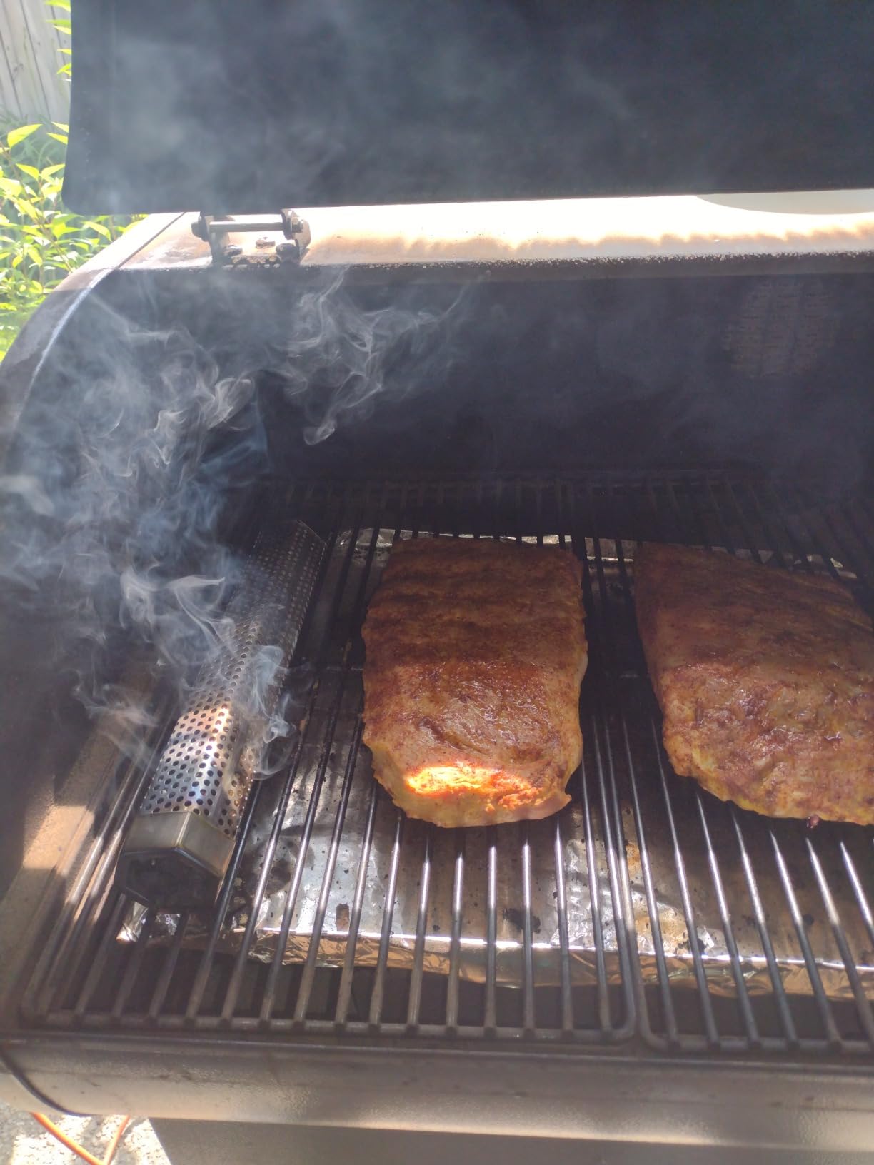 2 Pack 12'' Stainless Steel Pellet Smoker Tube, with Brush and Hooks customer photo 1