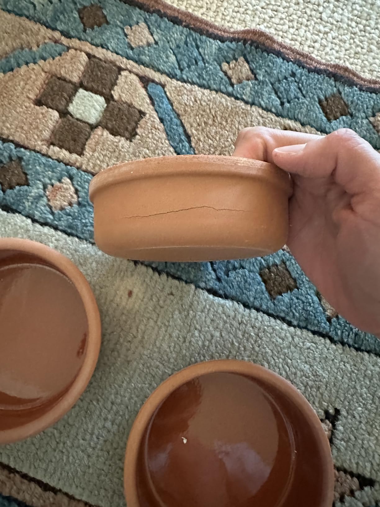 Areste Mexican Clay Cookware Set (Set of 6)- Terracotta Cooking Pots, Bowls, Plates, and Serving Dishes - Premium Spanish Earthenware for Baking, Yogurt, Kheer, Meat, Vegetables, Turkish Cuisine - Cazuelas Cocina Mexicana -Clay Pot for Cooking customer photo 1