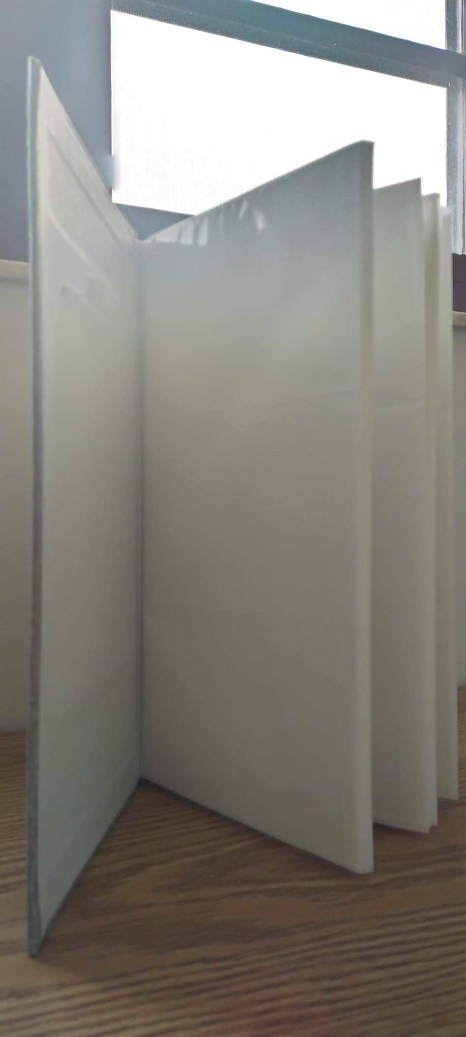 Vienrose 4x6 Photo Album,300 Pockets,Linen Cover with Window,Grey customer photo 1