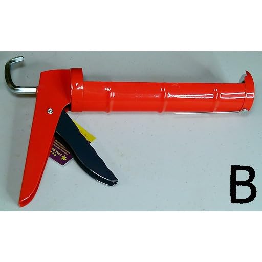 Bates- Caulking Gun, 10:1 Thrust Ratio, Orange, No Drip Sealant Gun customer photo 2