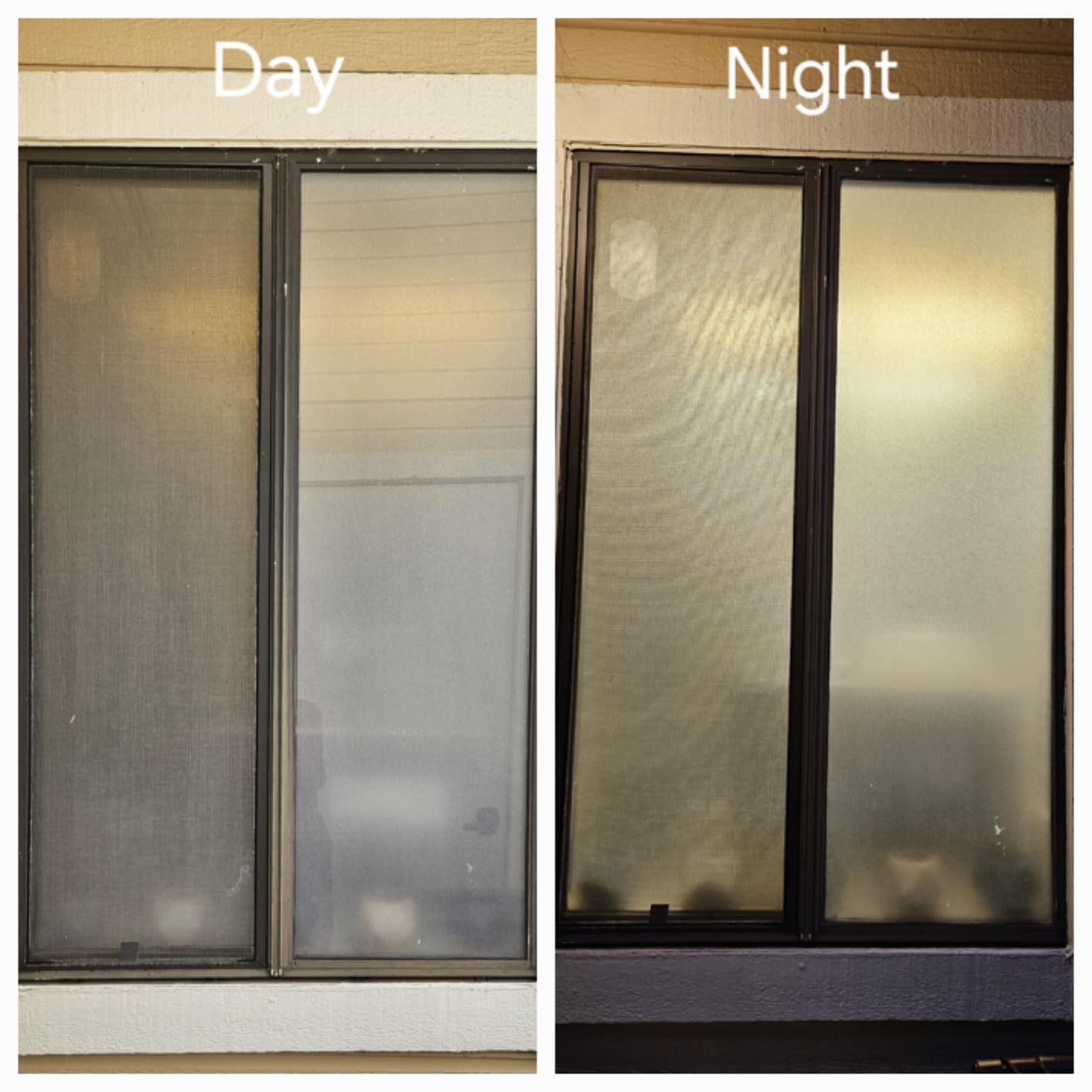 HIDBEA Frosted Window Privacy Film, Non Adhesive, 23.6 x 78.7 Inch customer photo 1