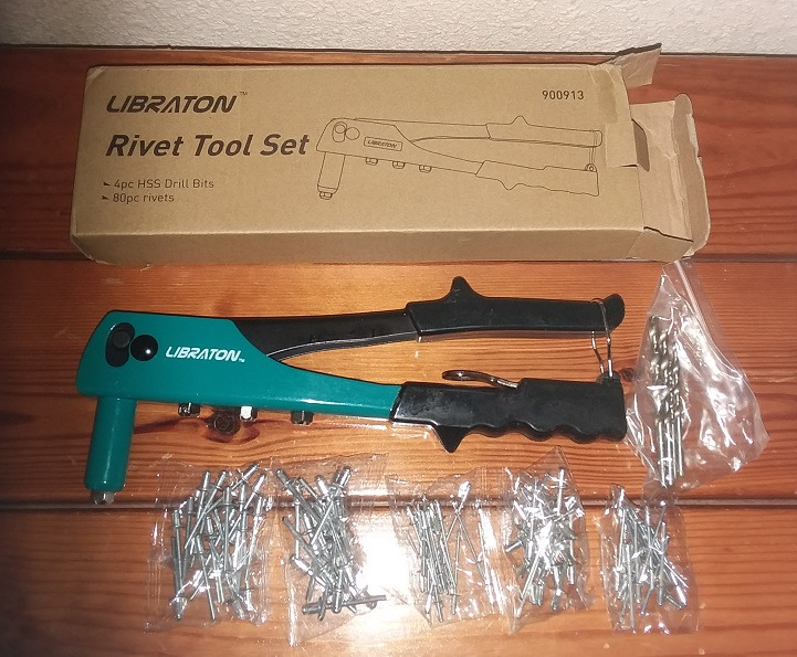LIBRATON Heavy Duty Rivet Gun Kit, Pop Rivet Gun with Hand Riveter Tool customer photo 2
