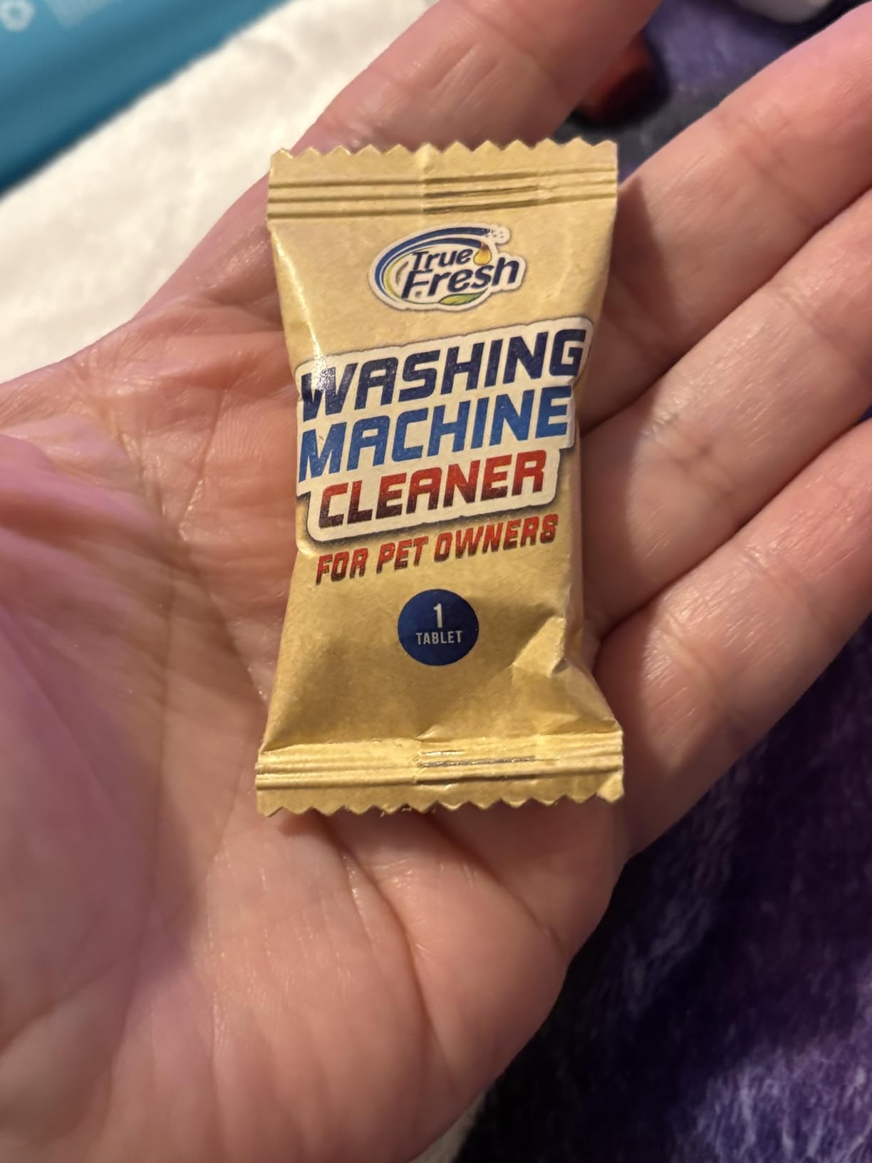 True Fresh Washing Machine Cleaner Tablets 25 Pack for Front Load Top Load | Removes Residue, Hard Water Buildup & Odor Causing Deposits customer photo 1
