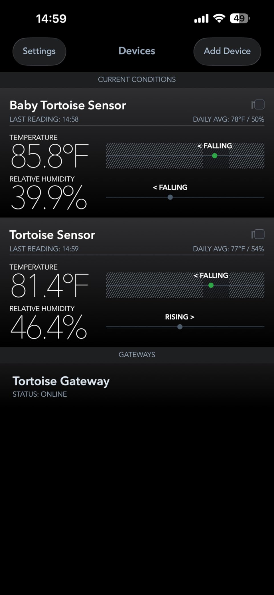 SensorPush HTP.xw Temperature, Humidity & Barometric Pressure, Bluetooth customer photo 1