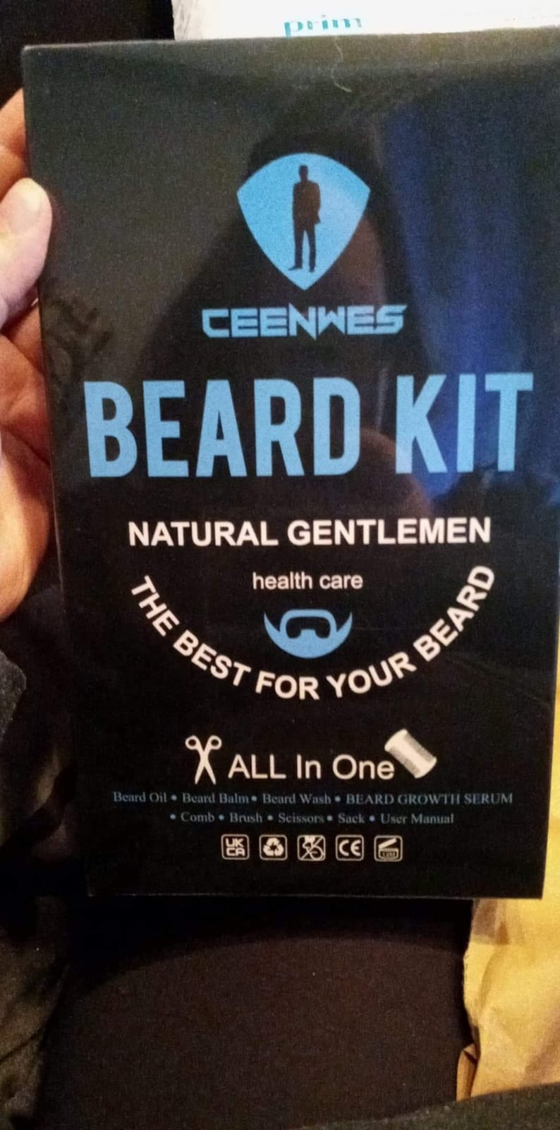 Beard Grooming Kit,Beard Kit with Beard Oil,Beard Growth Serum,Beard Wash, Beard Balm,Beard Brush, Beard Comb, Beard & Mustache Scissors Beard Growth Kit Unique Gifts for Men customer photo 2