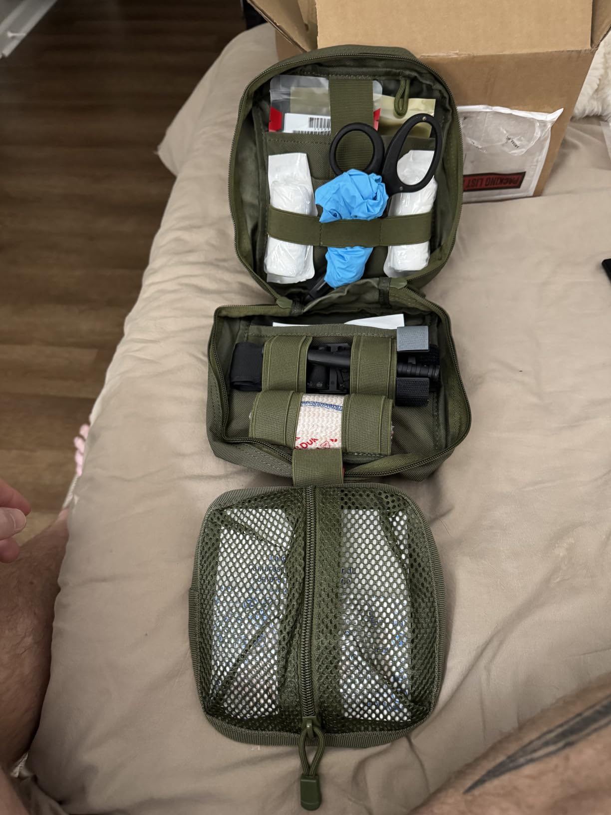 LIVANS 1000D First Aid Bag Empty, Medical Ifak Pouch for Emergency & EMT customer photo 1