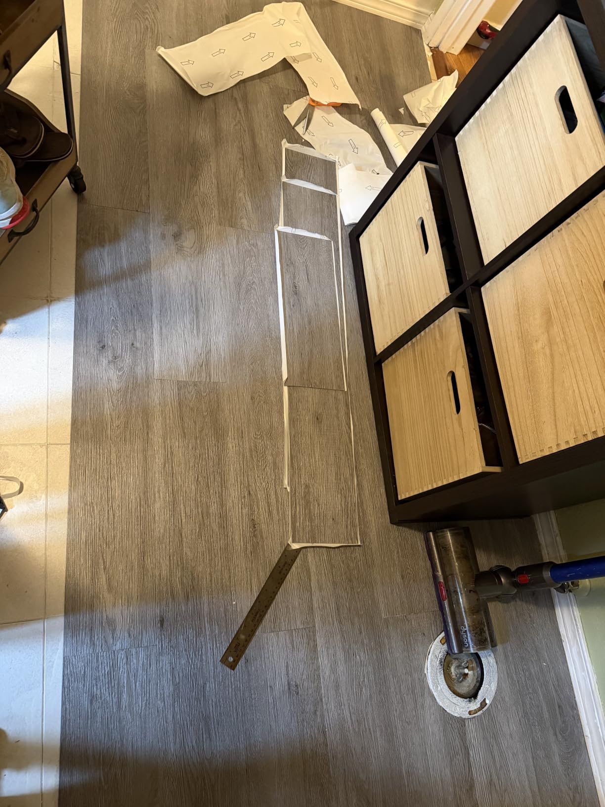 Art3d 36-Pack Peel and Stick Vinyl Floor Tiles (54 Sq.Ft), Deep Gray customer photo 2