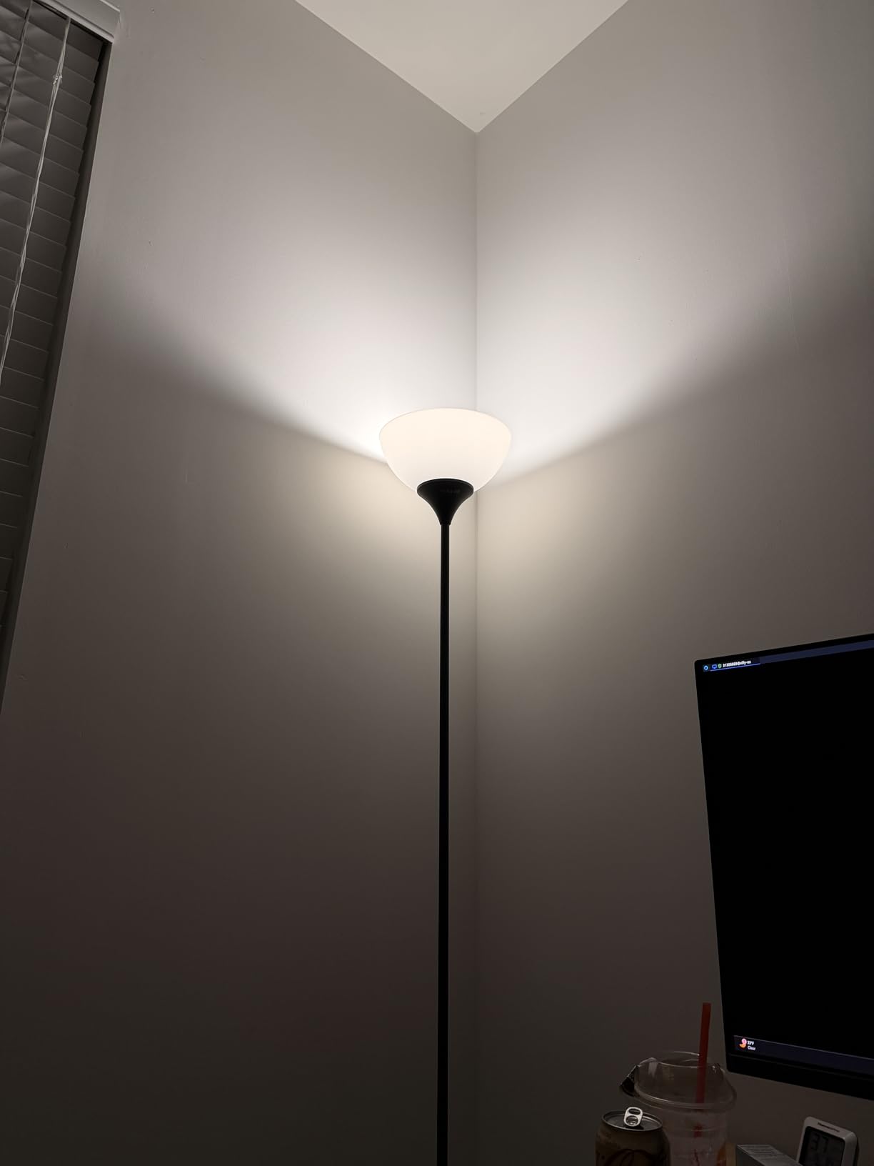 PESRAE Floor Lamp, Remote Control, Stepless Brightness & Color Temperature customer photo 1