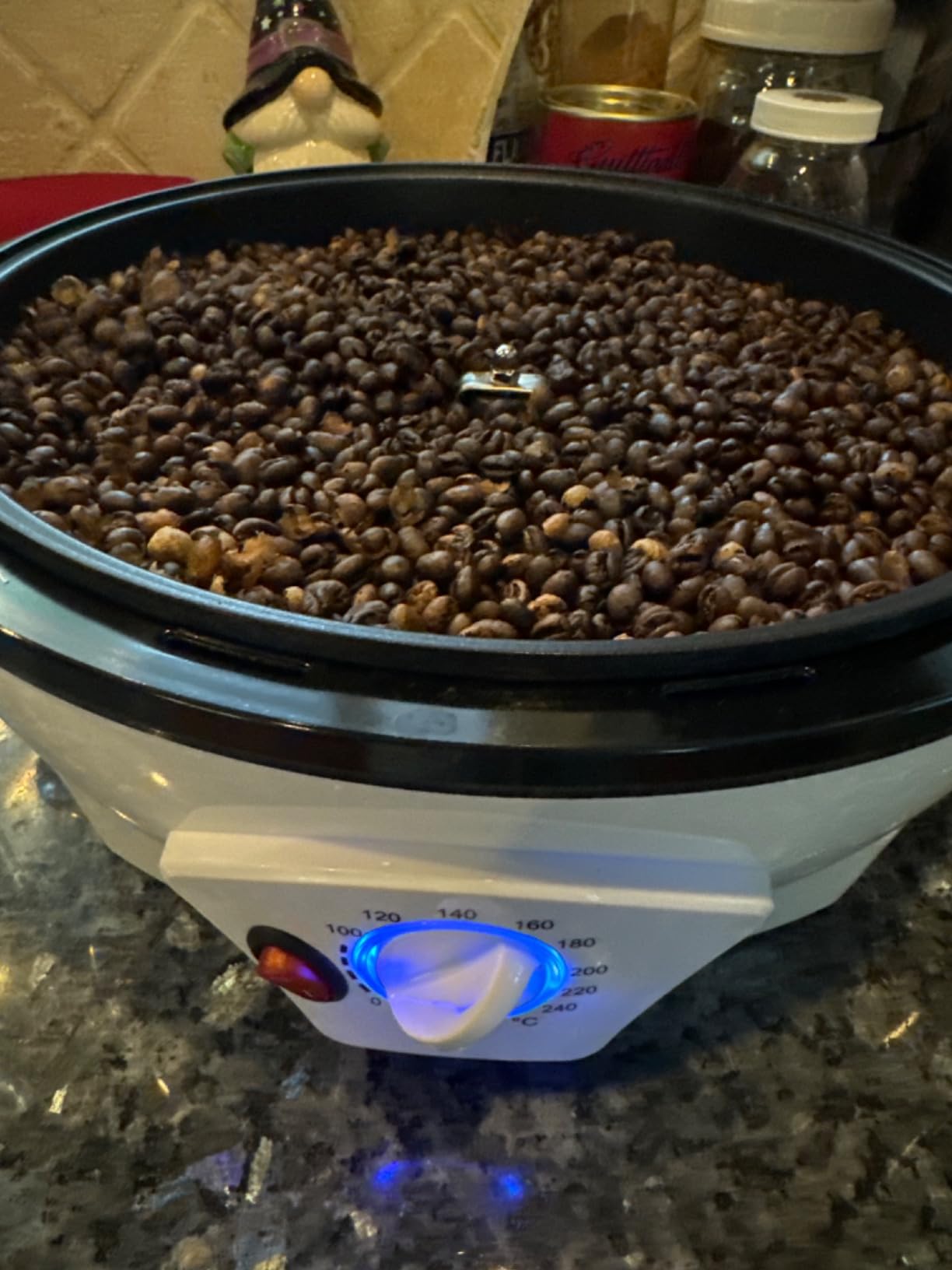 500g Coffee Bean Roaster Machine with Timer, 110V customer photo 1