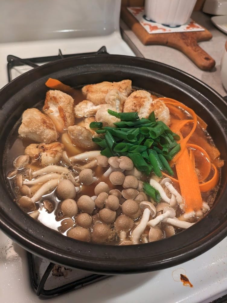 Japanese Donabe Pot for 3 People, 2100ml, Banko-Yaki Made in Mie, Japan customer photo 1