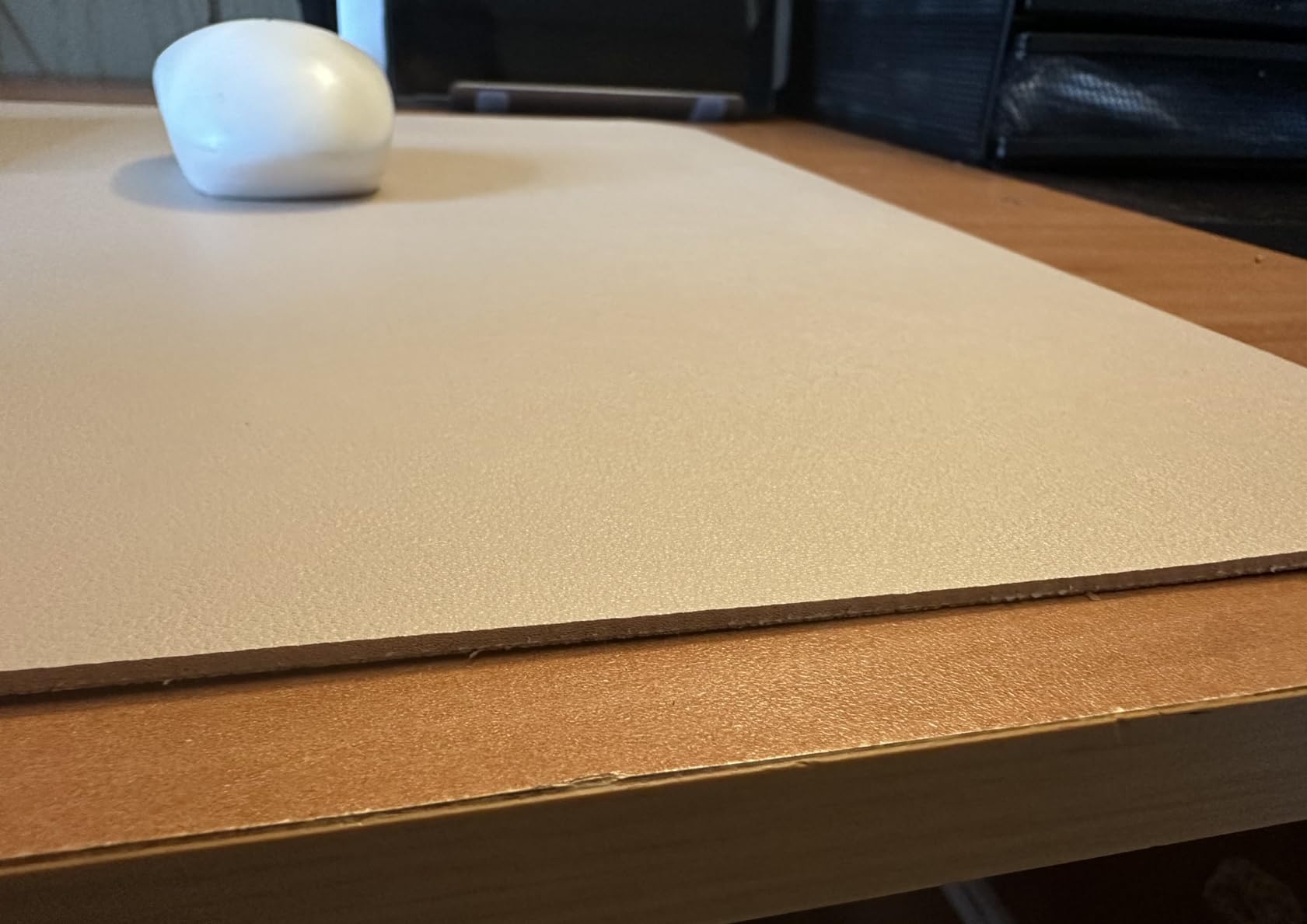 Cork Desk Mat - Dual-Sided Desk Pad for Office and Home - Desk Organization and Accessories - Ideal for Large Mouse Pad and Desk Mats on Top of Desks(Dark Green,90cmx 43cm) customer photo 2