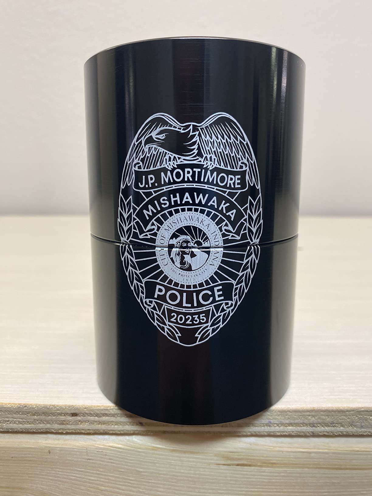 Custom Laser Engraved Ice Ball Press Kit - Effortlessly Make Giant Ice Balls - Includes Ice Press, Tongs, Whiskey Glass, Bar Mat and Ice Mold - Made in the US (Custom Silver Kit) customer photo 1