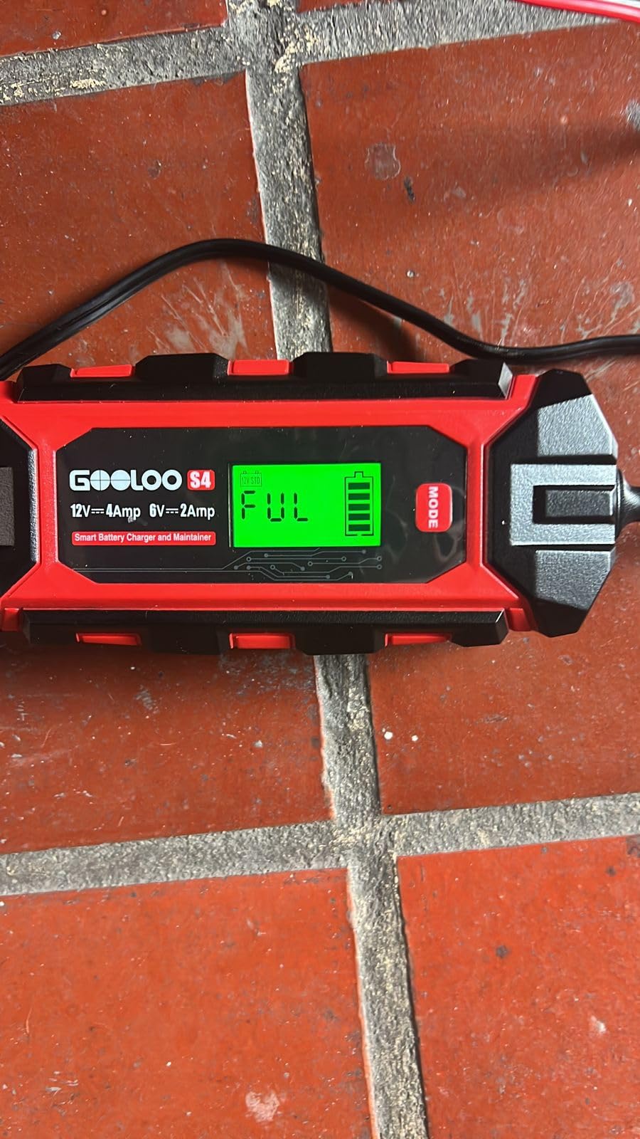 GOOLOO S4 4A Car Battery Charger, 6V/12V Smart Trickle Charger Maintainer customer photo 2