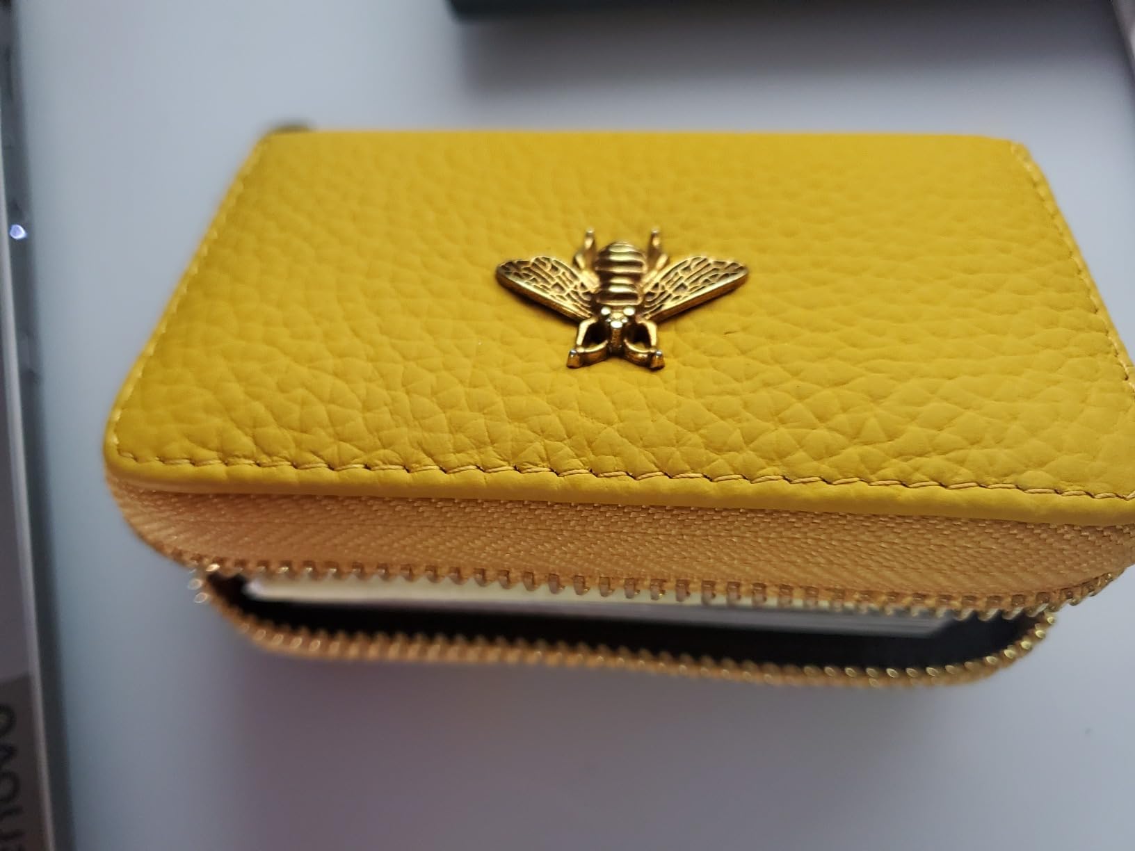 imeetu RFID Credit Card Holder, Small Card Wallet Women, Leather Card Case customer photo 1