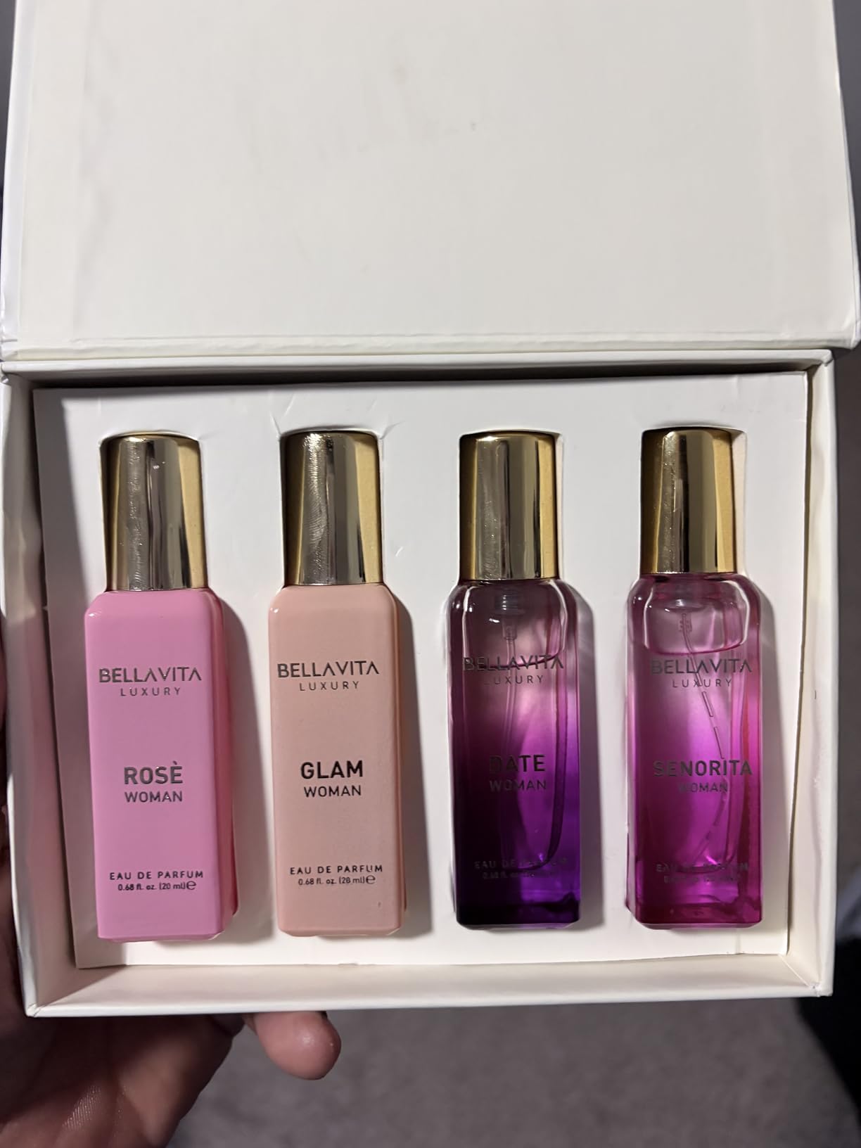 Bellavita Luxury Women's Perfume Gift Set with Rose, Senorita, Date, and Glam | 80ml | Perfume for Women | Pink Pepper, Yuzu and Floral Peach | Long Lasting Fragrance customer photo 2