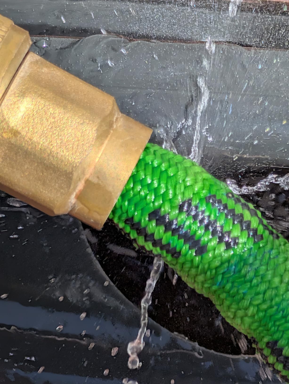 J&B XpandaHose 50ft Expandable Garden Hose, Lightweight, Brass Connectors customer photo 2