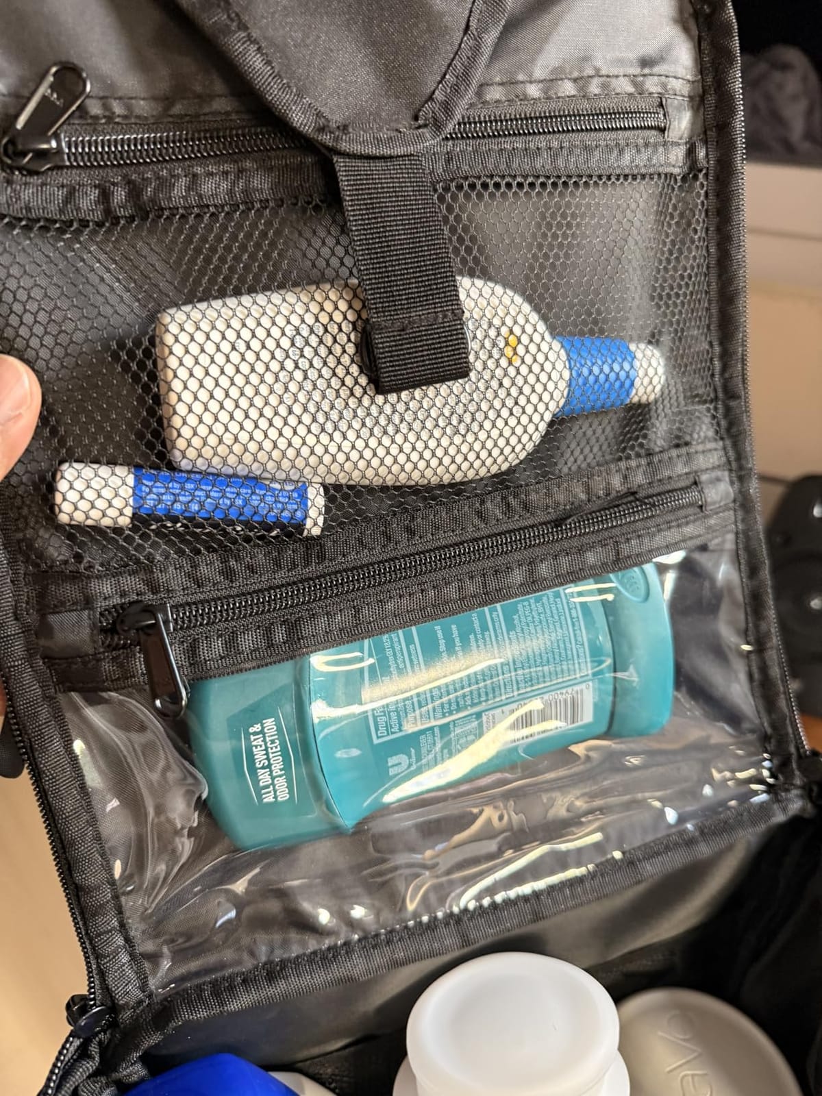 Travel Toiletry Bag for Men and Women - (10.6”x10.6”x3.2”) Large Hanging Toiletry Organizer - Waterproof Hygiene Bag with Metal XXL Swivel Hook, with Sturdy Zippers and 19 Compartments for Toiletries customer photo 1