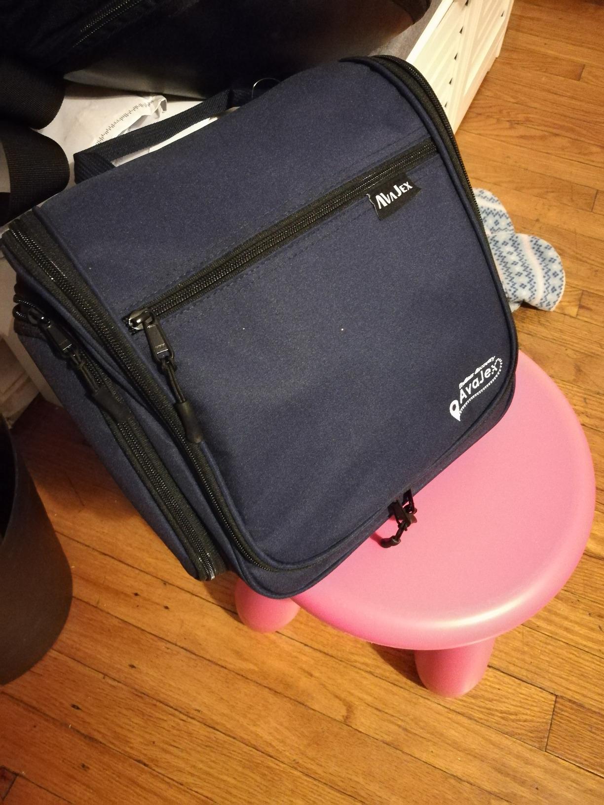 Travel Toiletry Bag for Men and Women - (10.6”x10.6”x3.2”) Large Hanging Toiletry Organizer - Waterproof Hygiene Bag with Metal XXL Swivel Hook, with Sturdy Zippers and 19 Compartments for Toiletries customer photo 2